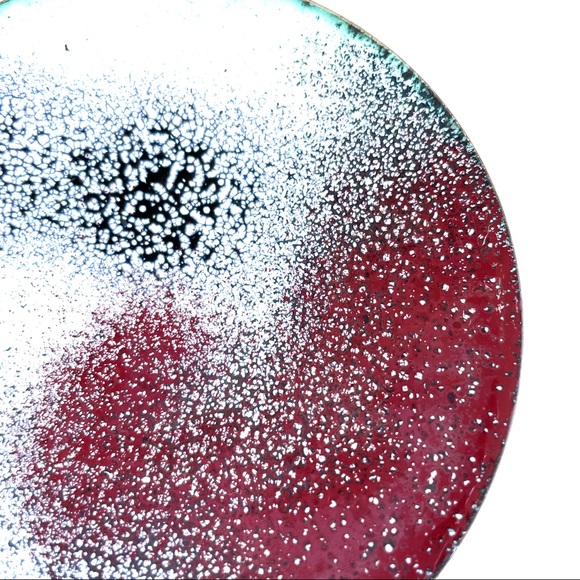 Vintage Enamelled Copper Trinket Dish - Picture 9 of 13